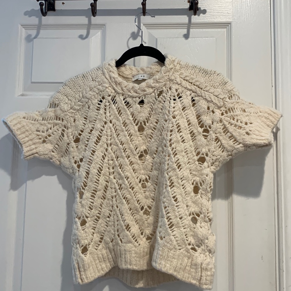 Iro short sleeve sweater size 40